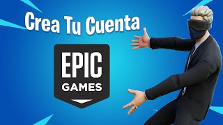 Como crear una cuenta de Fortnite  Tutorial  Iniciar Sesión Fortnite  Vincular Cuenta Epic [upl. by Ynaitirb135]