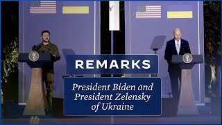 President Biden Holds a Joint Press Conference with President Zelenskyy of Ukraine [upl. by Jolda]