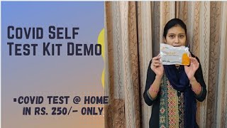 How to use Covid self test kit at home Covid self test demo  Covid 19 nasal test kit demo [upl. by Nairdad]