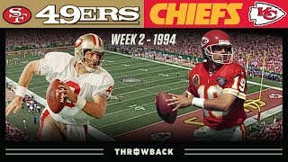 Dream Super Bowl QB Matchup We Never Got 49ers vs Chiefs 1994 Week 2 [upl. by Bohner820]