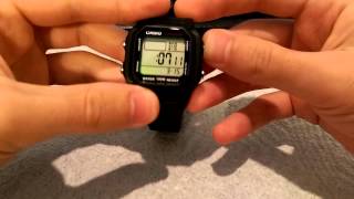 Casio W800H1AV unboxing and timesetting [upl. by Nager963]