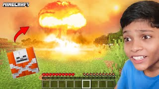 DESTROYING EARTH with the MOST POWERFUL TNT in MINECRAFT [upl. by Audrie]