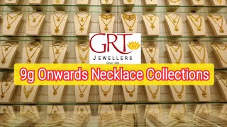 GRT 9g onwards light weight Bridal sets  GRT Gold Necklace amp Haram Collections [upl. by Ana]