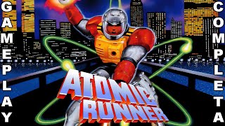 Atomic Runner Mega Drive  Gameplay Completa [upl. by Nagn]