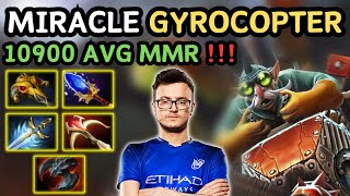 🔥 MIRACLE GYROCOPTER Hard CARRY 735c 🔥 10800 AVG MMR Pub Gameplay  Dota 2 [upl. by Ajiam]