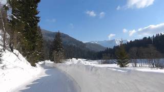 Spitzingsee im Winter mit Lumix DMCFZ150 [upl. by Gnet]