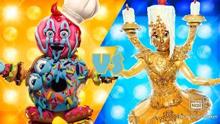 Donut amp Candelabra Sing quotWantedquot By Hunter Hayes  Masked Singer  S10 E11 [upl. by Mccormac277]