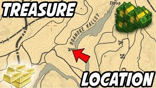 Kamassa River Treasure Location Red Dead Online Rank 95 [upl. by Ara]