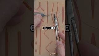 The Horizontal Mattress Stitch surgeon suture medicine medicaleducation [upl. by Mchugh27]