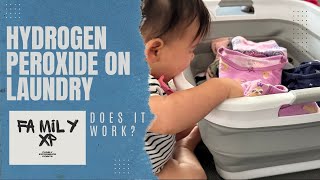 Removing Stains from Clothes with Peroxide or 99 cent store degreaser [upl. by Suzy]