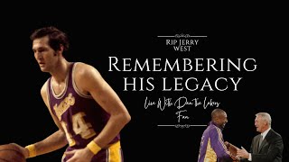 RIP JERRY WEST REMEMBERING HIS AMAZING LEGACY LIVE [upl. by Yttig]