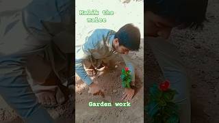 Garden work 2 repairing of plants 🌵 vlog humanity malik minivlog shorts KidsDianaShow [upl. by Ocnarfnaig]