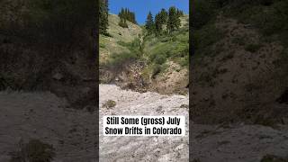 Loveland Pass Colorado holding on to July Snow [upl. by Nnylyaj841]