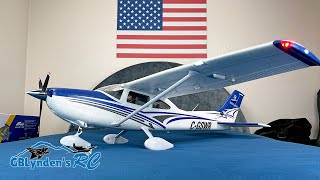 Brand New  FMS Cessna 182 Skylane 1500mm RC Plane Unboxing amp Review [upl. by Ahs967]