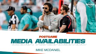 Coach Mike McDaniel meets with the media after ARZvsMIA  Miami Dolphins [upl. by Brockwell]