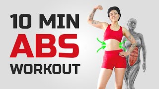 10 MIN ABS WORKOUT AT HOME [upl. by Intisar]