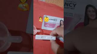 Pregnancy test 🧑‍🍼👣shorts ytshorts viral babyclothes [upl. by Joseph]