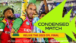 CPL 2023 Final  Condensed Match  Trinbago Knight Riders vs Guyana Amazon Warriors [upl. by Ayr801]