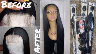 STEP BY STEP Synthetic Quick Wig Tutorial FT ORGANIQUE HAIR  BEAUTYONABUDGETSERIES [upl. by Beasley]