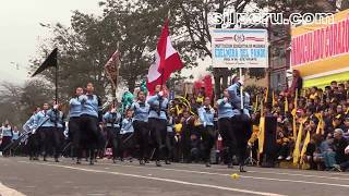 IE Edelmira del Pando Vitarte desfile escolar por Fiestas Patrias SJL 116 [upl. by Namlas]