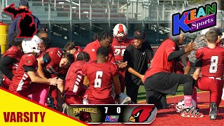 DJFL  The Melvindale Jr Cardinals vs The Dearborn Heights Panthers  Varsity  Michigan football [upl. by Ryann728]