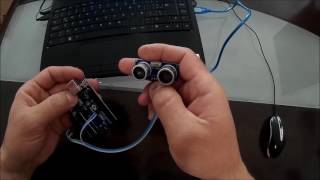 Sensor Ultrasonico detecta objetos en Arduino [upl. by Leimaj]