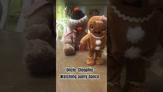 Gingy Uncle watching Gingy Aunty do her dance 😂😂 walmartfinds gingerbread christmas foryou fyp [upl. by Albertine]