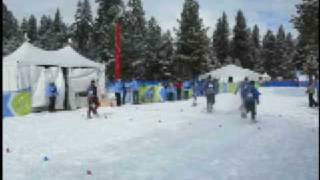 SO World Winter Games 100 meter snowshoe 21109 21 [upl. by Axia]