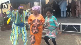 Mama HID Awolowo 99 HID Awolowos daughter Rev Tola Oyediran dancing [upl. by Madson582]