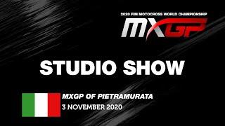 Studio Show of Pietramurata 2020  MXGP of Pietramurata 2020 motocross [upl. by Anabahs559]