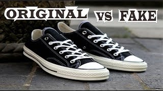 Converse Chuck Taylor 70s Low Black White Original amp Fake [upl. by Fita]