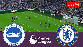 Brighton Hove Albion vs Chelsea LIVE Premier League 20232024 Full Match  Simulation Video Games [upl. by Einaeg313]