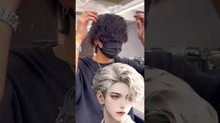 ✨️Korean middle part hairstyle banks part 1✨️ytshortsindia viralvideo hairstyle short [upl. by Neras910]