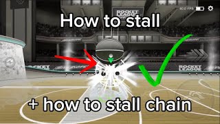 Stall  stall chain tutorial in Rocket League Sideswipe [upl. by Redfield501]