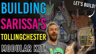 How to build Sarissa Precisions Tollingchester terrain [upl. by Doreen]