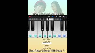 Panna Ki Tamanna Hai Ki Heera  Easy piano Tutorial With Notes 🎶  shorts [upl. by Warthman]