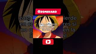 Este zoro siempre anda igual 🤣🤣anime viralvideo shorts onepiece castellano [upl. by Doggett]