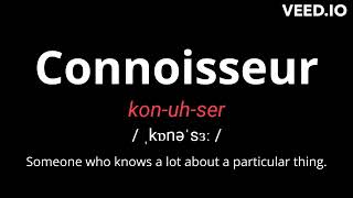 How to Pronounce Connoisseur [upl. by Ardnat]