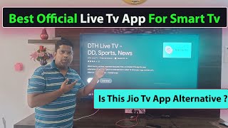 Best Official Live Tv App For Smart Tv  Is This Jio Tv App Alternative [upl. by Odravde]