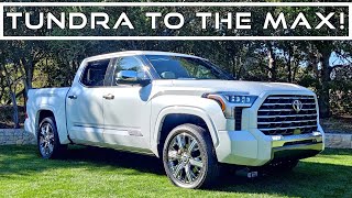 2022 Toyota Tundra Capstone iForce Max  Luxury AND Power to the MAX  great MPGs [upl. by Ientruoc6]