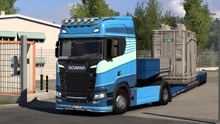 ETS 2 New Scania S BEV NGenElectric TruckHeavyHaul Cargo Delivery [upl. by Messere758]