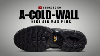 BLACK ACOLDWALL 2023 Nike Air Max Plus DETAILED LOOK  PRICE [upl. by Selig]