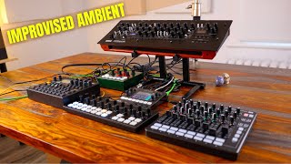 How to Approach a DAWLESS Improvised Ambient Live Set [upl. by Sabba]