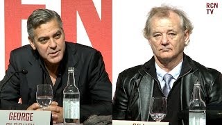 The Monuments Men Premiere Interviews  George Clooney Matt Damon amp Bill Murray [upl. by Prudi344]