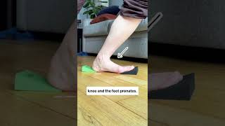 Foot pronation exercise [upl. by Acirtal]