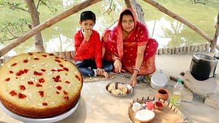 basic cake recipeবাড়িতেই তৈরি ডিম ছাড়া বড়দিনের স্পেশাল ভ্যানিলা স্পঞ্জ কেক রেসিপি😳chritmas cake [upl. by Alithia459]