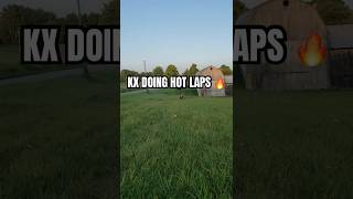 KX125 Hot laps around the field motocross kx125 [upl. by Curcio]