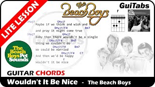 WOULDNT IT BE NICE 🌞  The Beach Boys  Lyrics  GUITAR Chords 🎸 Karaoke [upl. by Valdas]