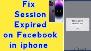 how to fix session expired on Facebook in iphone  session expired please log in again iphone [upl. by Yedok]