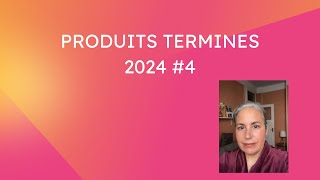 PRODUITS TERMINES 2024 4 [upl. by Klusek]